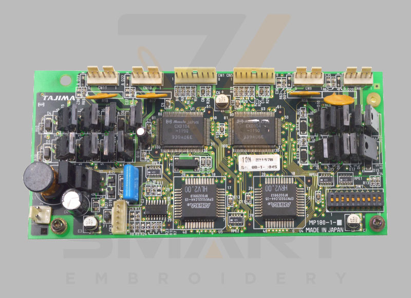 Kullanılmış MP 180-1 Elektronik Kart HLV 2.00 Tajima Tek Kafa Nakış Makinesi 0J2700101060 CL6101A60000