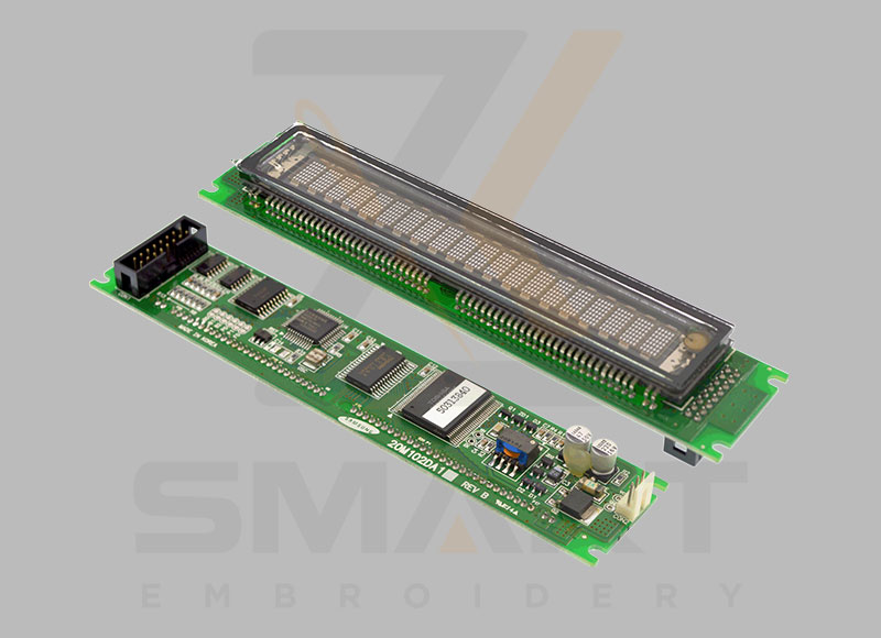 20M102DA1 Kullanım Kafası Karakterleri VFD Kullanılmış Ekran Dot Matrix Ekran Modülü 5VDC Güç Paralel Seri Arayüz