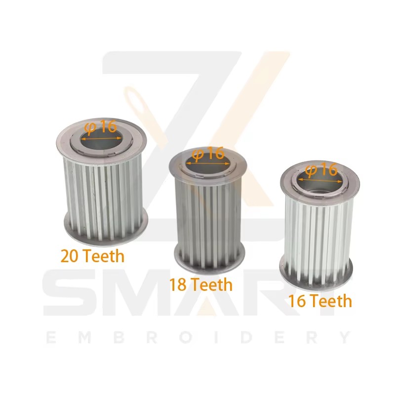 Tajima SWF Embroidery Machine Pulley S5M 16/18/20 Dişler 35MM Genişlik 501470050S11 UN110030A000 501470050S10 501470040000