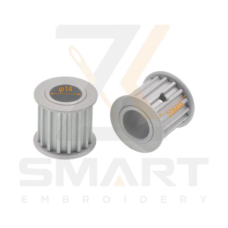 Tajima SWF Çin Embroidery Machine Parçaları Pulley T5 16 Dişler D05-T5-D14-T16-W20