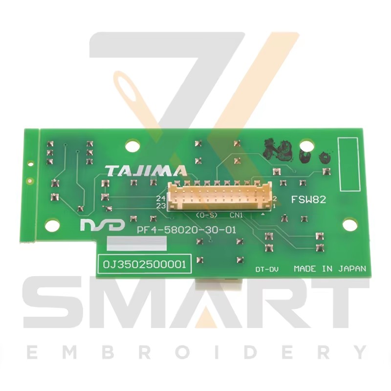 FSW 82 Kart 0J3502500000 0J3502500001 Tajima Embroidery Makineleri için ETJ-FSW82