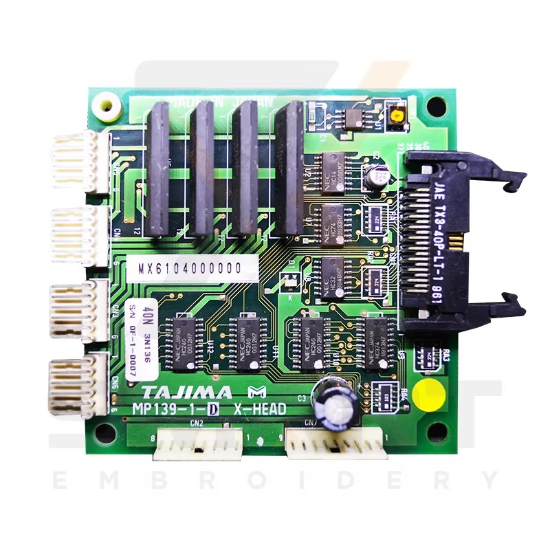 Tajima Embroidery Machine Parçaları Kullanılmış MP139-1-D Tajima: Baş Amp Kartı MX6104000000 0J2702000000