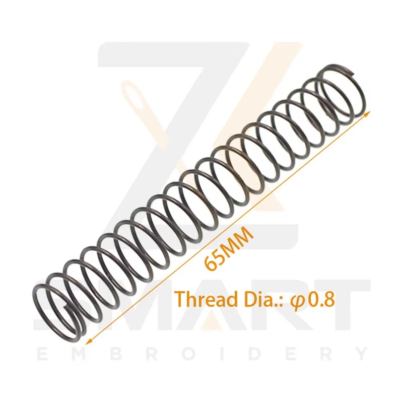 Presser Foot Return Spring Thread Dia. 0.8MM Uzunluk 65MM Tajima SWF Çin Embroidery Machine Parçaları N0502TJ-0.8*65