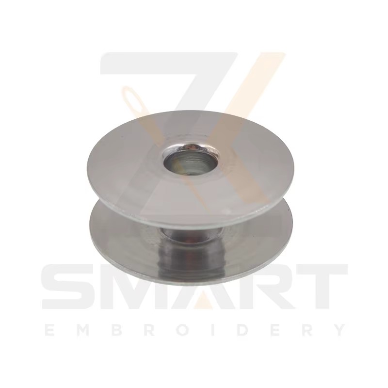 100 PC Jumbo M Boyut 2.0 Paslanmaz Çelik Malzeme Embroidery Machine Bobbins Tajima SWF Çin Embroidery Machine Parçaları R0620-SS