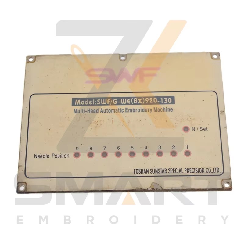9 Renk Tırnak Pozisyon Kartı SWF Embroidery Machine Parçaları ESWF-NPC09-U