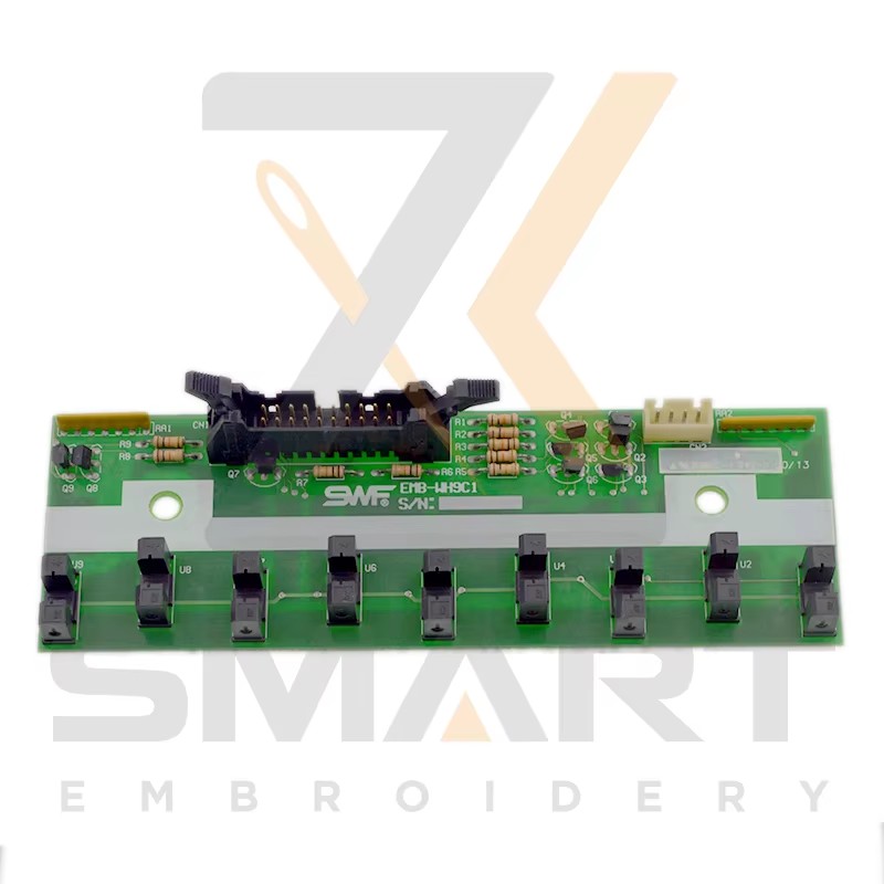 9 Renkler Kullanılan Orijinal SWF Sensör Kartı EMB-WH9C1 Embroidery Machine Parçaları ESWF-EMB-WH9C1-U