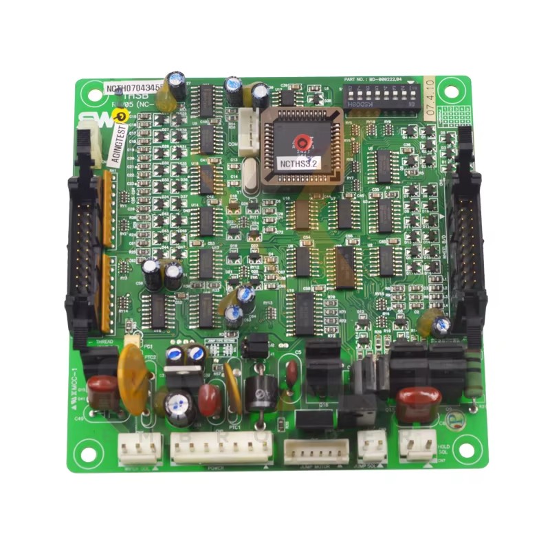 Kullanılmış Orijinal SWF BD-000222 Kart Jump Motor Bağlayıcı Embroidery Machine Parçaları ESWF-BD-000222-U