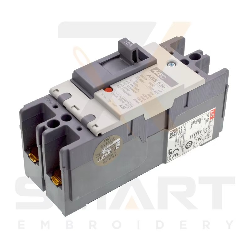 SWF Embroidery Makinesi için ABS 52b 2P 10A 15A Kaçak Koruma Anahtarı