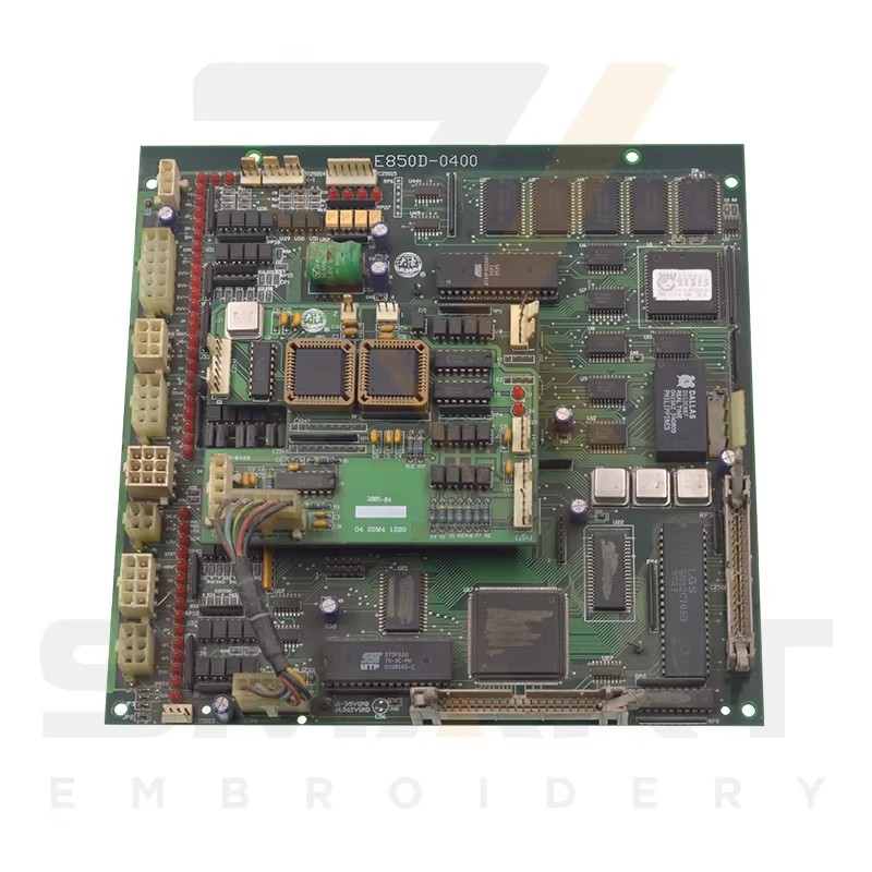 Çin Embroidery Machine Parts EDH0101-E850-CU ile kullanılan DAHAO E850 Mainboard CPU Kartı