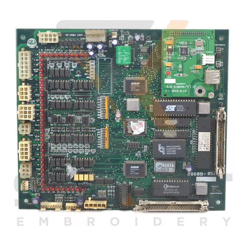 Kullanılmış DAHAO E860 Anahtar Kartı CPU Çin Embroidery Makine Parçaları EDH0101-E860-U