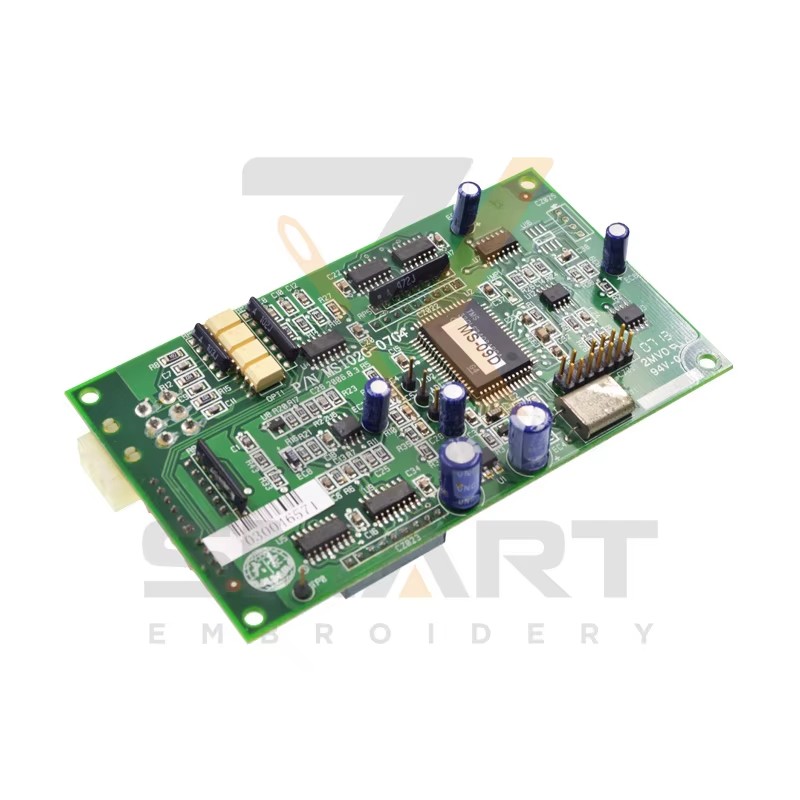 2/4 fazlı motor için MS09D versiyonlu kullanılmış MS102 kartı MS02 MS01 MS21 kart Çin Embroidery Machine Parçaları EDH02-MS09D-MS102-U